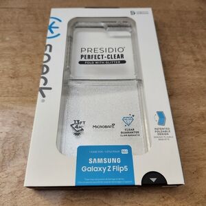 Speck Presidio Perfect-Clear Case For Samsung Galaxy Z Flip5 5G